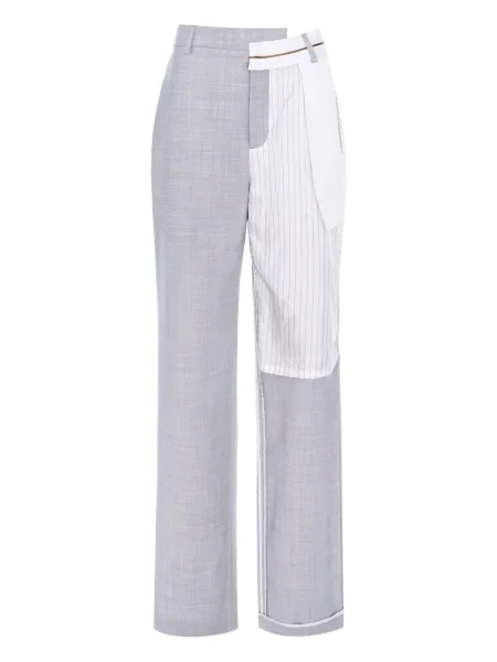 Pantaloni Cuanna cu dungi gri