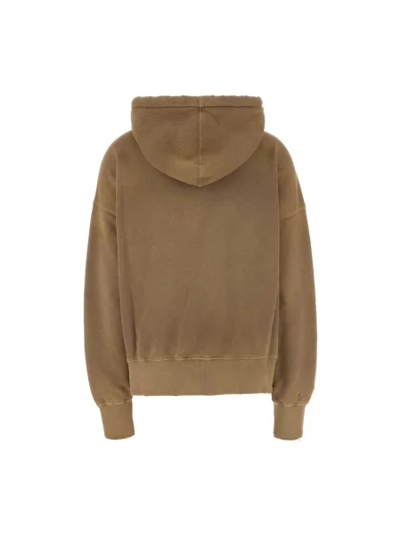 Bluza z kapturem Golden Goose brązowa