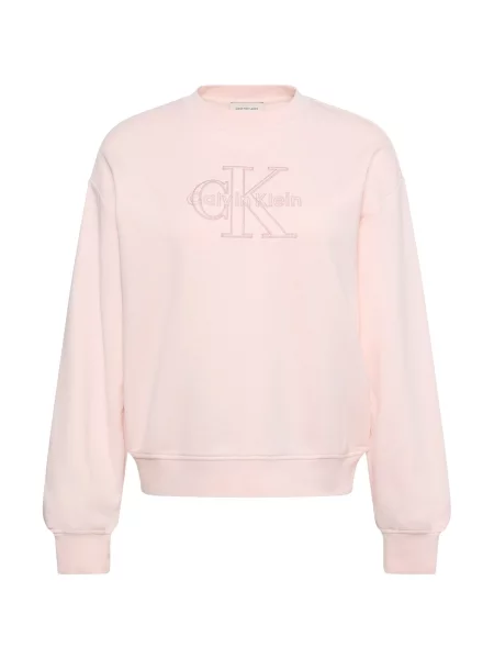 Mikina Calvin Klein Jeans ružová