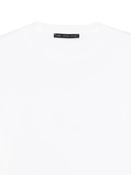 Tricou Low Brand cu decolteu rotund scurt alb