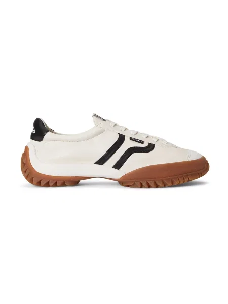 Sneakersy Polo Ralph Lauren Écru biela