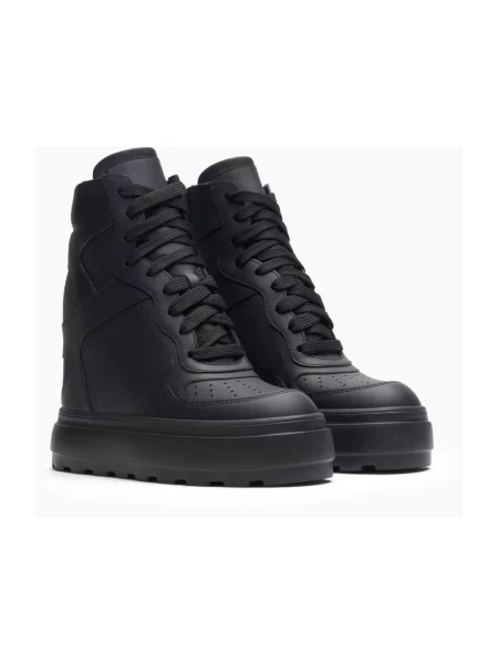 Sneakersy Casadei skórzane czarne