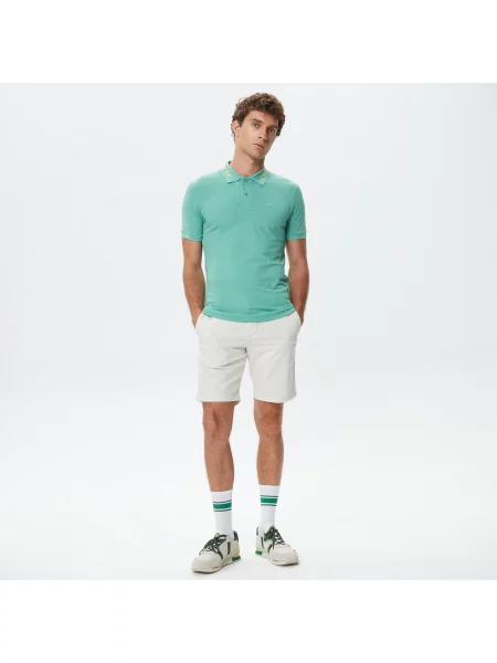 Lacoste Bermudy Lacoste beżowe