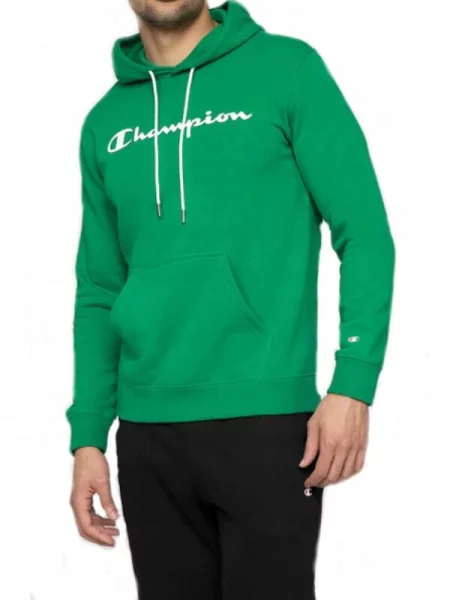 Bluza na co dzień CHAMPION z kapturem zielona