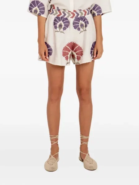 Pantaloni scurți Greek Archaic Kori alb