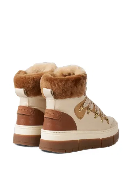 Cizme scurte Bogner cu șireturi din dantelă