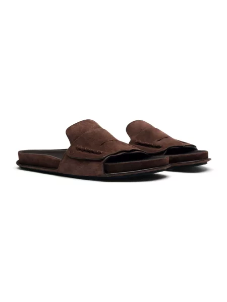 Klapki Jacquemus brązowe