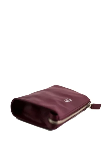 Geanta de piele La Rose din piele violet