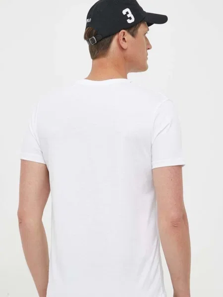 ALPHA INDUSTRIES Póló konyak / fekete fehér