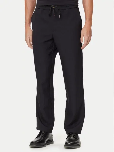 Versace Jeans Couture Παντελόνι υφασμάτινο μαύρο