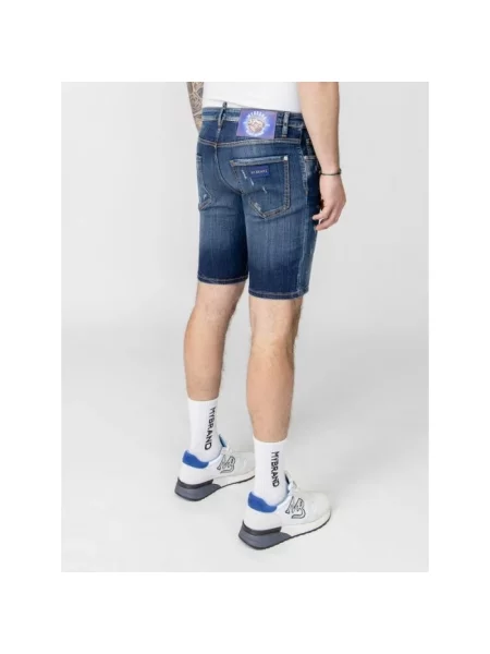 Szorty jeansowe My Brand niebieskie