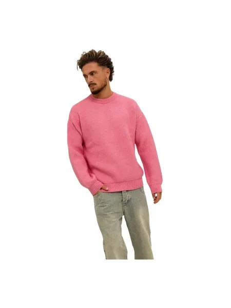 Dzianinowy sweter Croyez różowy