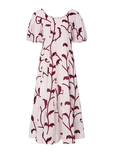 YAS Rochie YASROMY roz / vin roșu