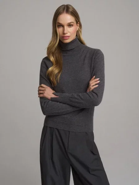 Водолазка DIVERSE графіт віскоза/поліамід