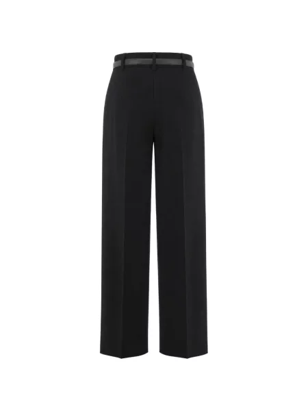 Pantaloni Max Mara de lână negru