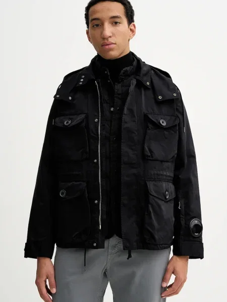 C.P. Company geacă de puf negru