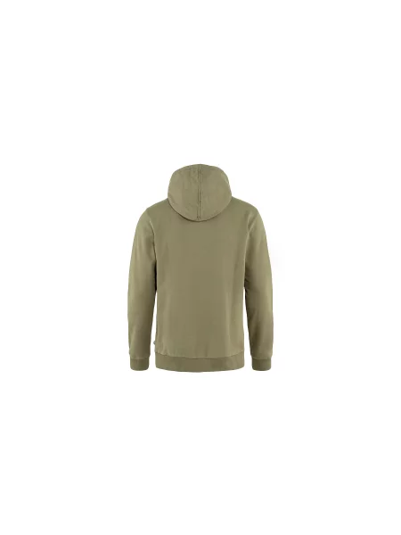 Суичър с качулка Fjallraven с принт зелено