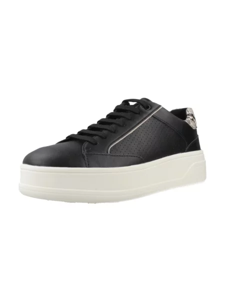 Sneakersy Geox skórzane czarne
