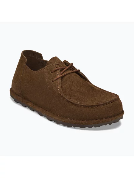 Semišové mokasíny Birkenstock hnedá