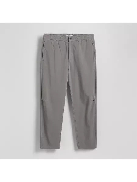 Reserved Kalhoty jogger tmavě šedá