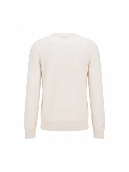 Sweter Boss z nadrukiem beżowy