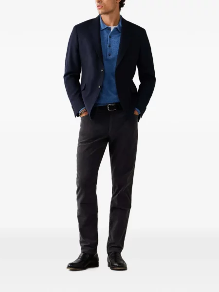 Cu centură pantaloni Hackett London gri