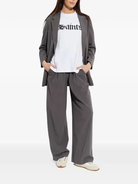 Tricou Allsaints cu imagine alb
