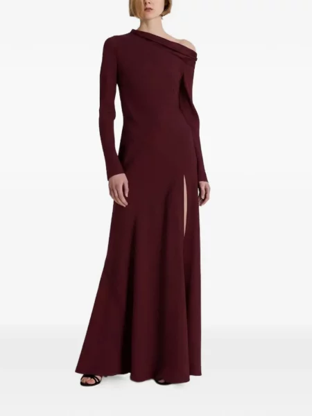 Rochie maxi Alberta Ferretti roșu