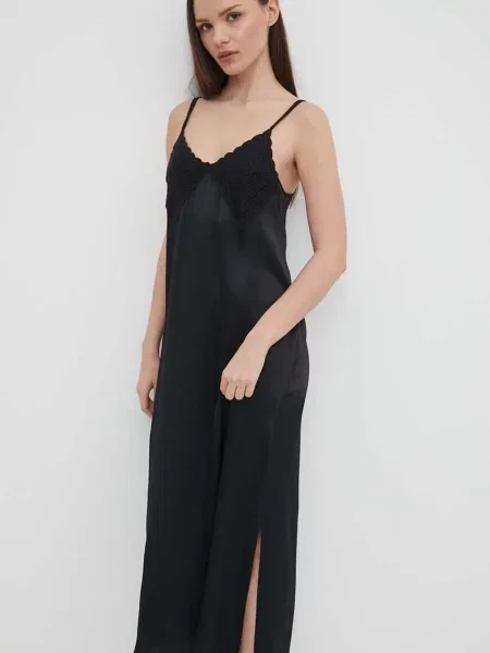 Сукня Sisley maxi пряма чорний