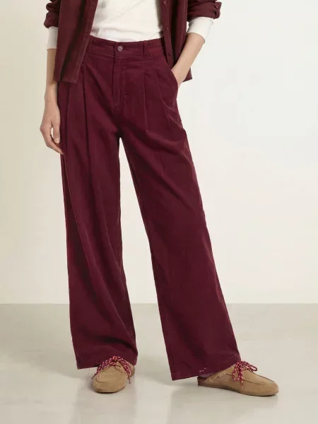 Marc O'polo Denim Marlene Kalhoty Z Manšestru tmavě červená