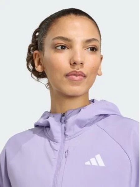 Adidas Bėgimo striukė Iconic violetinė