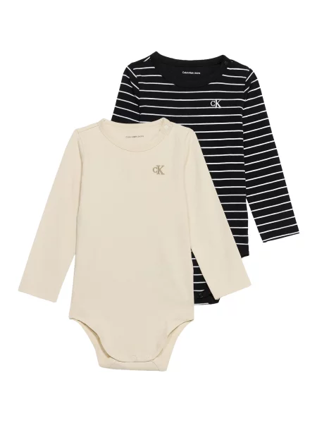 Palton copii Calvin Klein Jeans alb