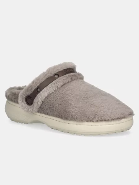 Жіночі Капці Crocs текстиль коричневий