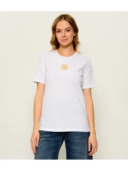 Elisabetta Franchi Tricou | Oversize fit alb