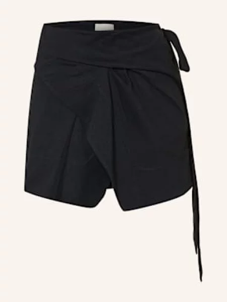 Marant Étoile Spódnica Kopertowa Z Dżerseju Berenice schwarz czarna