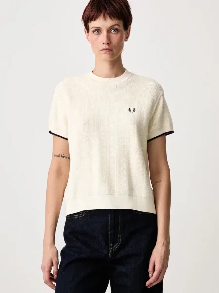 Fred Perry pulover cu mânecă scurtă din pentru femei