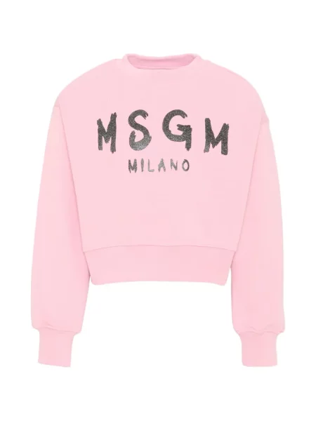 Sweter dziecięcy Msgm różowy