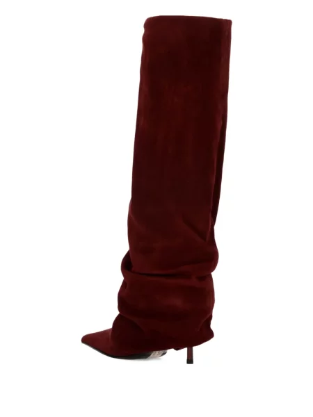 Botine Le Silla din piele roșu