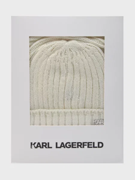 Шапка Karl Lagerfeld біла
