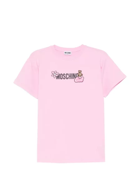 Sukienka dziecięca Moschino różowa