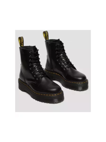 Botki Dr. Martens skórzane retro czarne