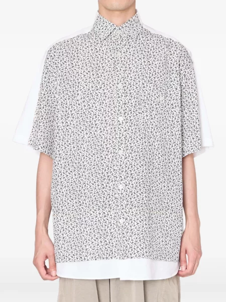 Cămașă cu flori Kolor cu model floral cu imagine alb