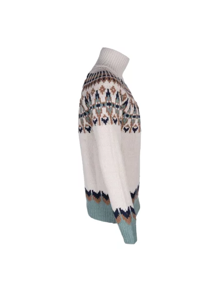 Sweter Dondup wełniany beżowy