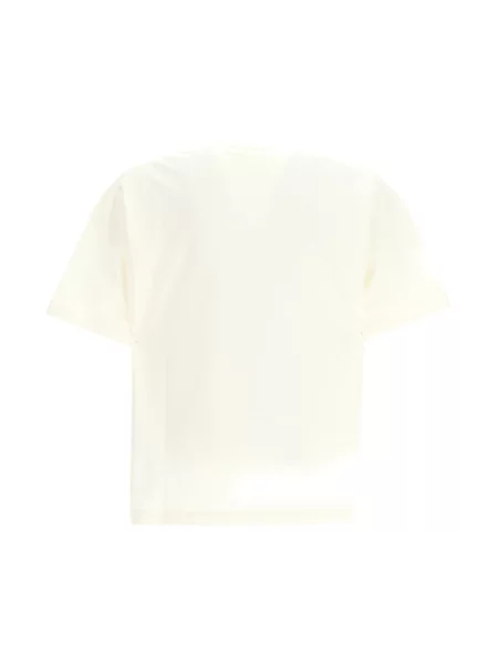 Koszulka Jil Sander z logo biała