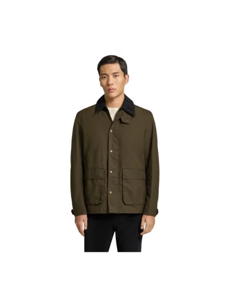 Woskowany kurtka Jack & Jones Premium zielona