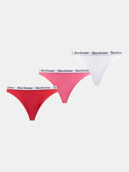 Бикини Juicy Couture DIDDY BRIEF 3 чифта бяло