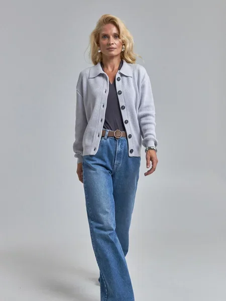 Вовняний Кардиган TrikoBakh блакитний