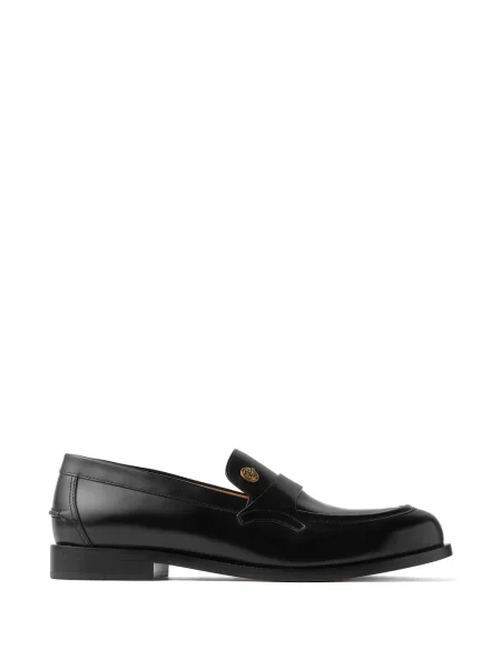 Pantofi loafer Versace din piele negru