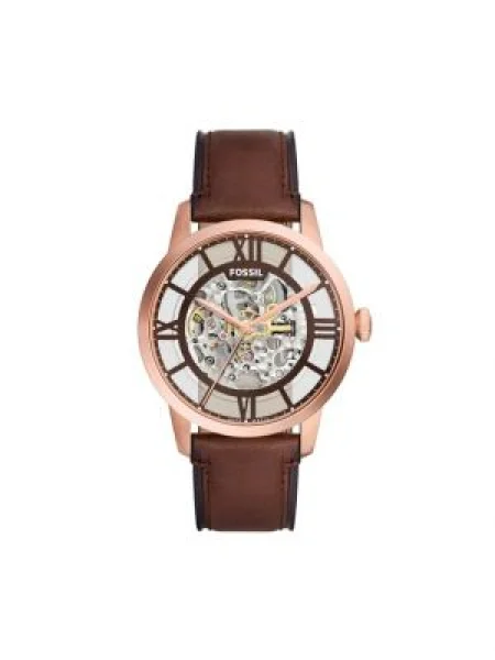 Fossil Hodinky Townsman hnedá