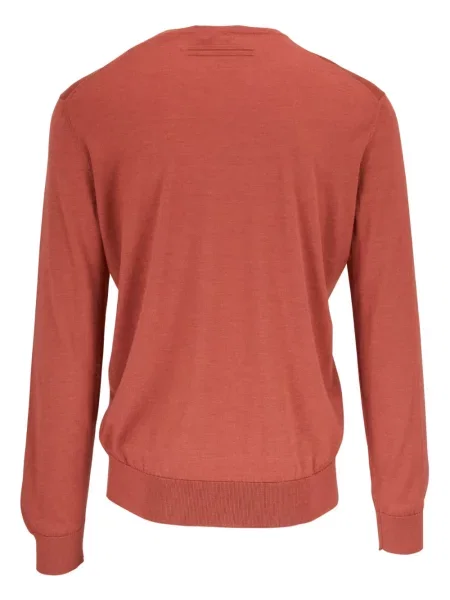Sweter Zegna pomarańczowy